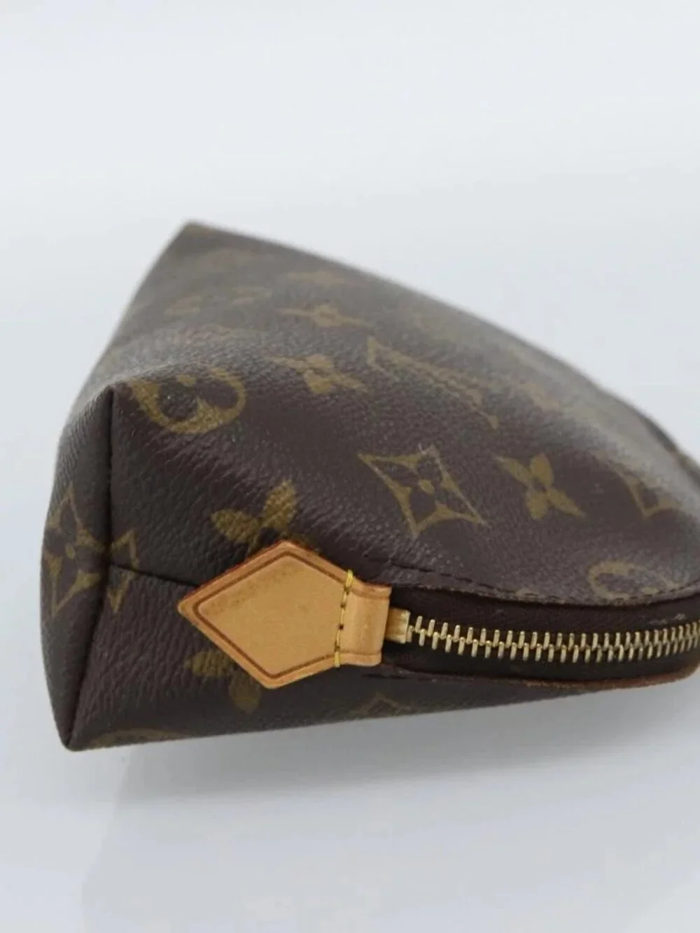 LOUIS VUITTON Monogram Pochette Cosmetic PM Pouch M43998 LV Auth hk3910